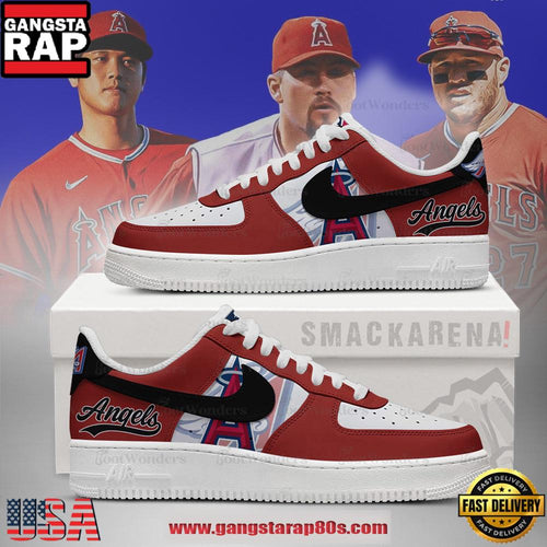 Los Angeles Angels MLB Trending Sneakers Air Force 1 Low Top Shoes