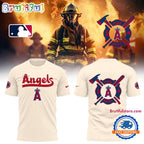 Los Angeles Angels x Firefighter Appreciation Night 2025 3D Print Hoodie T-Shirt