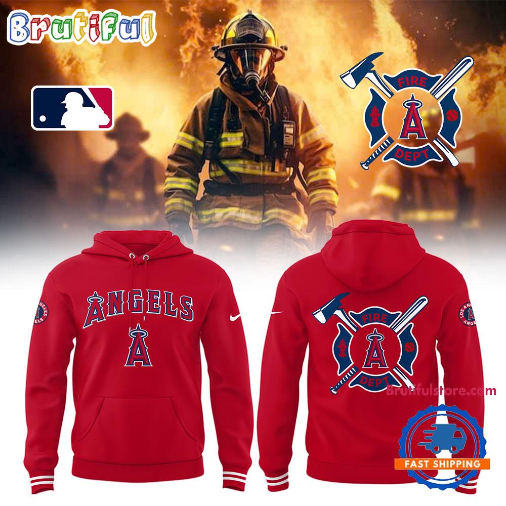 Los Angeles Angels x Firefighter Appreciation Night Limited Edition Hoodie T-Shirt