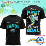 Los Angeles Chargers 2026 NFL x Earth Day Limited Edition 3D T Shirt