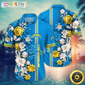 Los Angeles Chargers Hawaii Shirt Flower Aloha Shirt For Football Fans