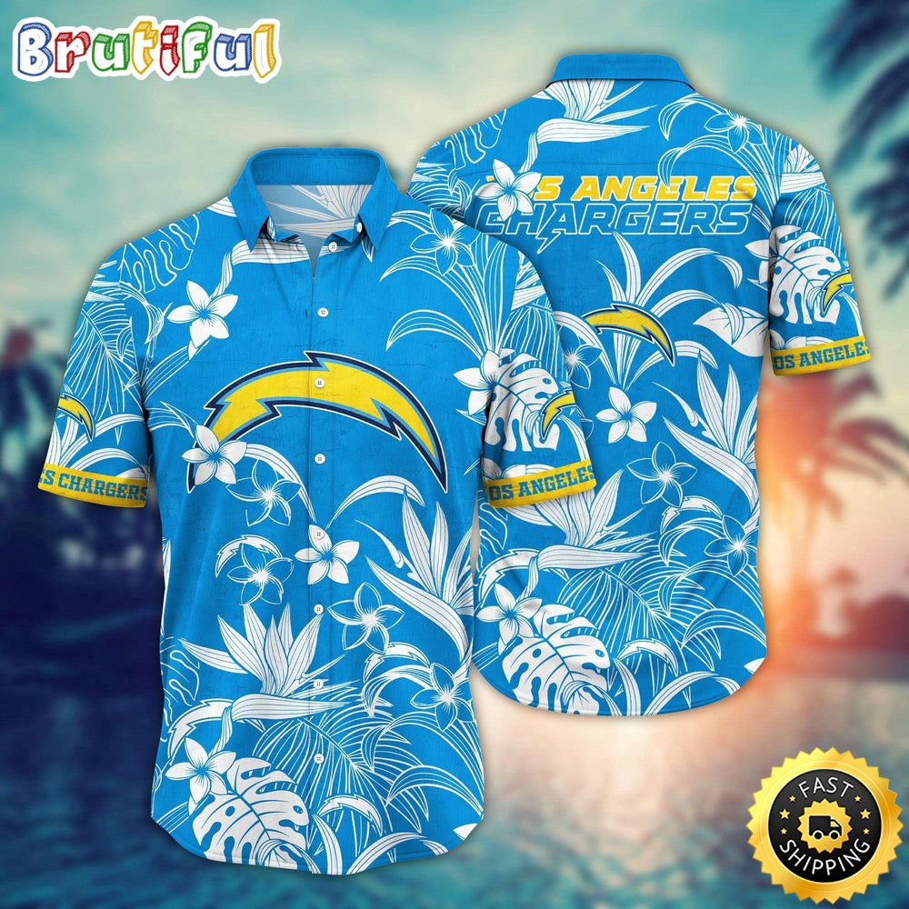 Los Angeles Chargers Hawaii Shirt Flower Vacation Mood Shirts