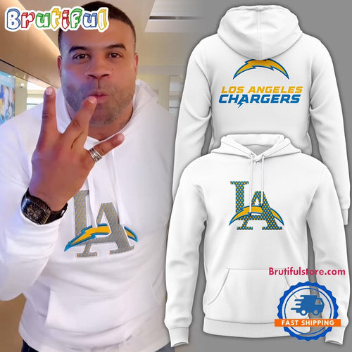 Los Angeles Chargers NFL 2024 New White Hoodie T-Shirt
