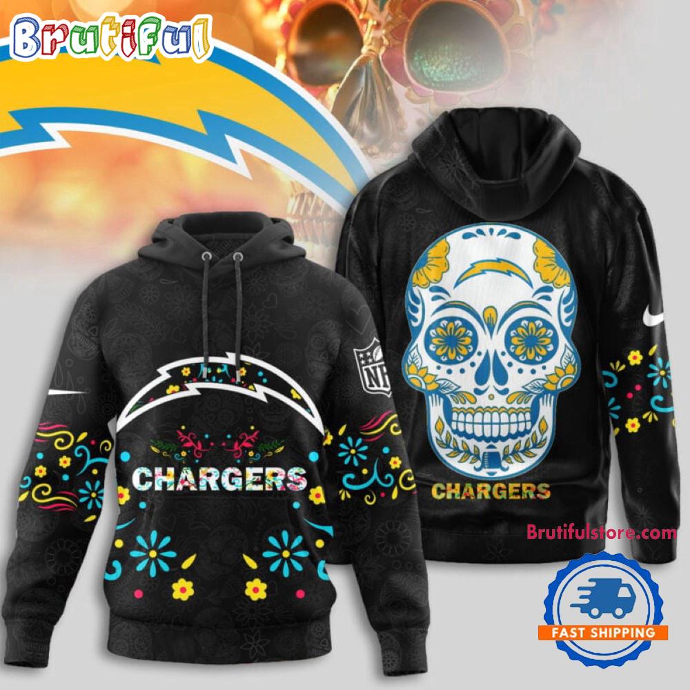 Los Angeles Chargers NFL Dia de los Muertos Limited Editions Hoodie Shirt
