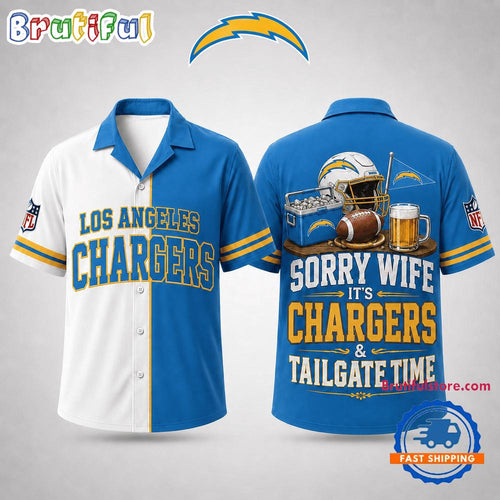 Los Angeles Chargers NFL Funny Football Fan Hawaiian Shirt