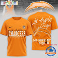 Los Angeles Chargers NFL Multiple Scleross Support 3D T Shirt