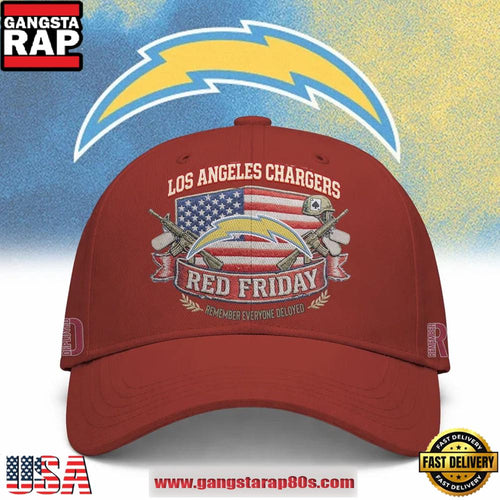 Los Angeles Chargers NFL RED Friday Classic Cap Hats