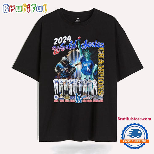 Los Angeles Dodgers 2024 Baseball USA World Series Champions T Shirt