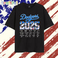 Los Angeles Dodgers 2025 All Team Signatures T Shirt