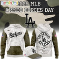 Los Angeles Dodgers 2025 Armed Forces Day Hoodie Shirt