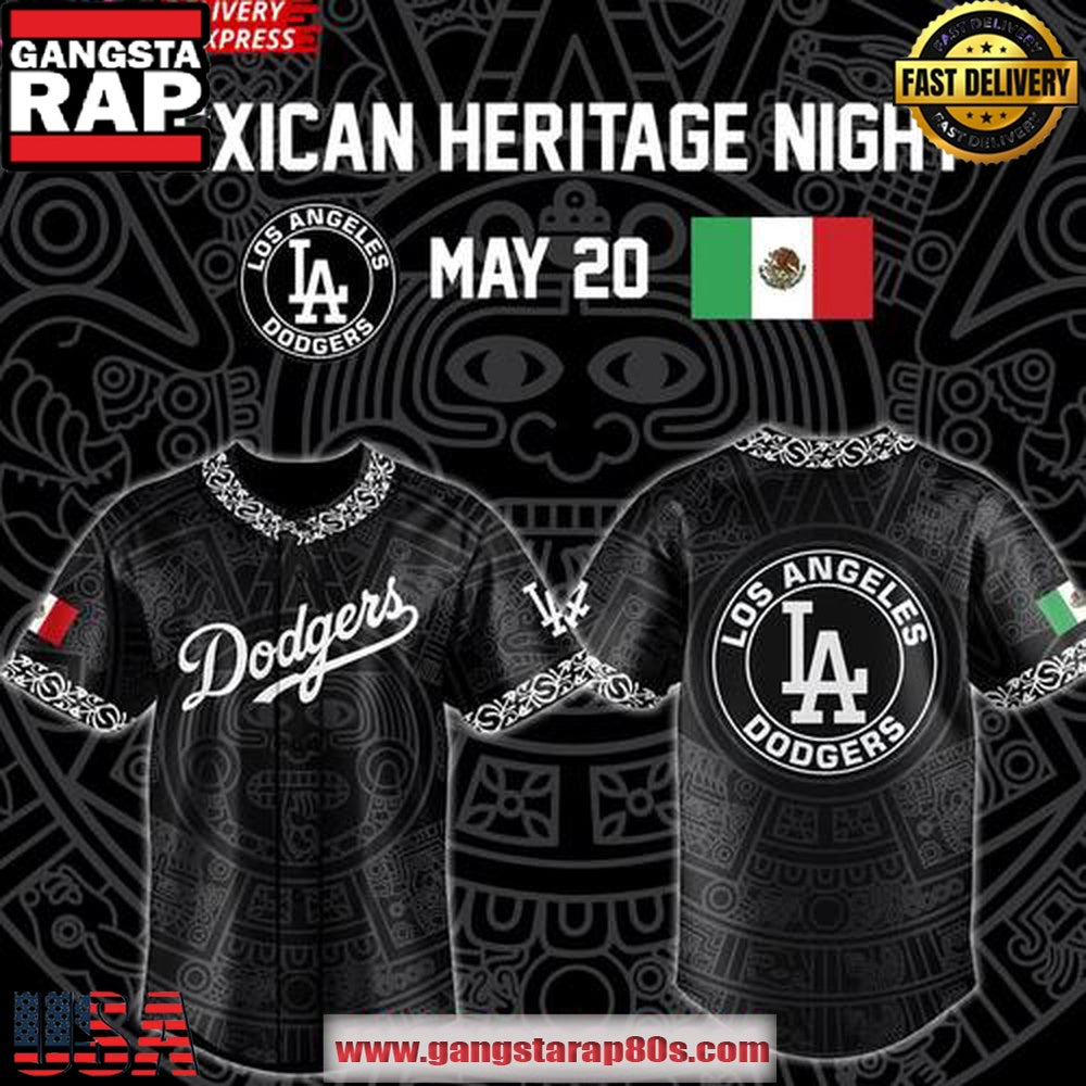 Los Angeles Dodgers 2025 Mexican Heritage Nigt Limited Edition Baseball Jersey Shirt