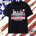 Los Angeles Dodgers 2025 National League Champions Skyline Name T Shirt