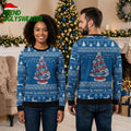 Los Angeles Dodgers Baseball Christmas Tree Ugly Christmas Sweater