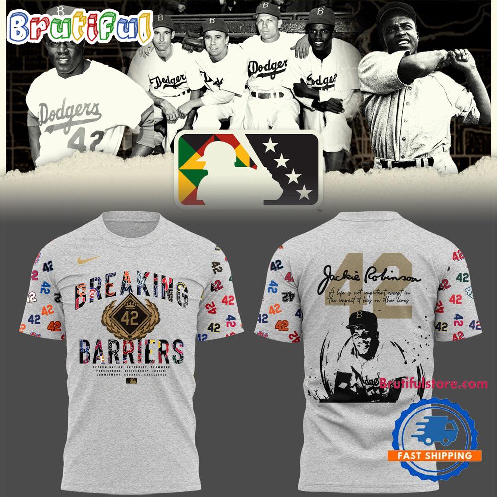 Los Angeles Dodgers Baseball Limited Honoring Jackie Robinson 42 3D Print Shirt
