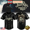 Los Angeles Dodgers Collab Jelly Roll 2025 Tour Baseball Jersey