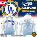 Los Angeles Dodgers Filipino Heritage Night 2026 Unisex Hoodie Shirt