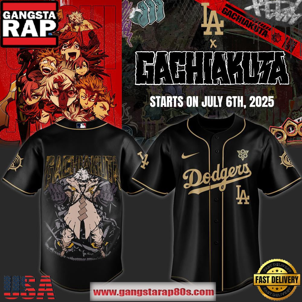 Los Angeles Dodgers Gachiakuta Limited Edition Baseball Jersey