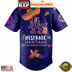 Los Angeles Dodgers Hispanic Heritage Celebrations 2025 Unique Design Baseball Jersey