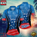 MLB Los Angeles Dodgers Team Logo Hot Summer Aloha Hawaiian Shirt