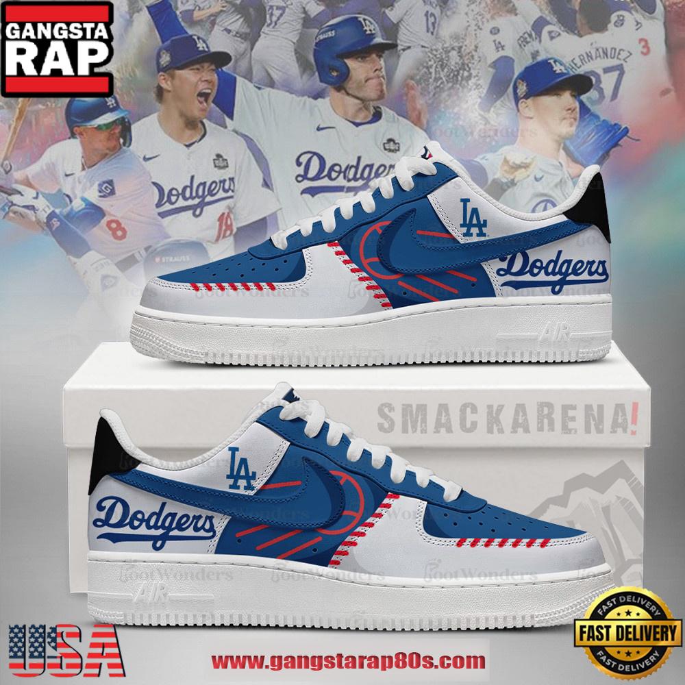 Los Angeles Dodgers MLB Trending Sneakers Air Force 1 Low Top Shoes