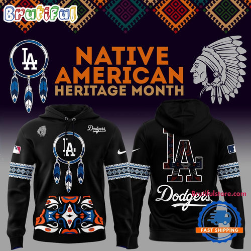 Los Angeles Dodgers National American Indian Heritage Month Hoodie T-Shirt