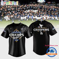 Los Angeles Dodgers National League Champions 2025 Black Jersey Shirt