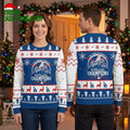 Los Angeles Dodgers National League Champions Snowflake Ugly Christmas Sweater