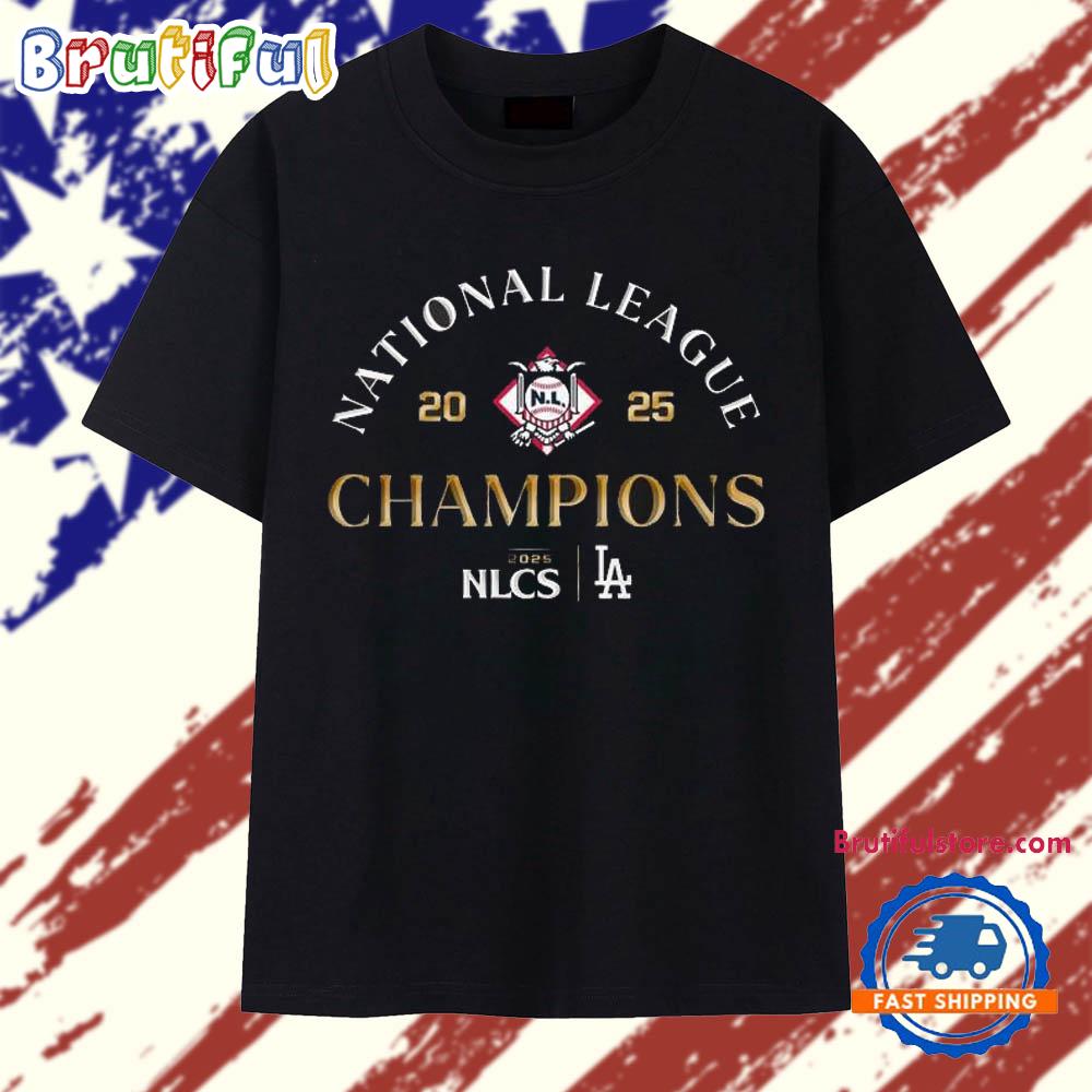 Los Angeles Dodgers NL Champions 2025 Team T Shirt