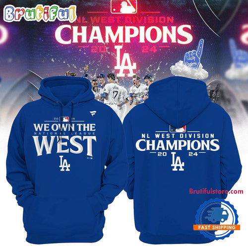 Los Angeles Dodgers NL West Division Champions 2024 Hoodie T-Shirt