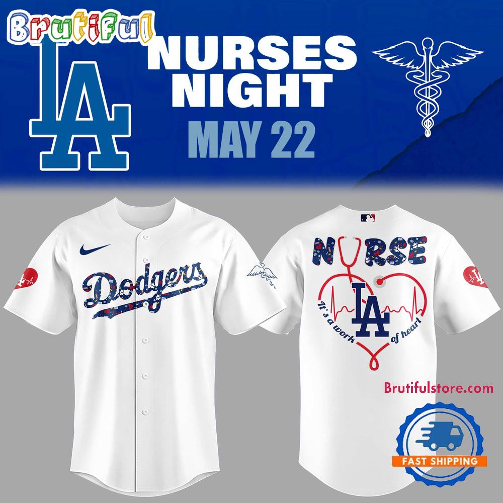 Los Angeles Dodgers NURSES NIGHT Jersey Shirt
