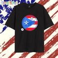 Los Angeles Dodgers Puerto Rican Flag Logo T Shirt