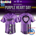 Los Angeles Dodgers Purple Heart Day Baseball Jersey