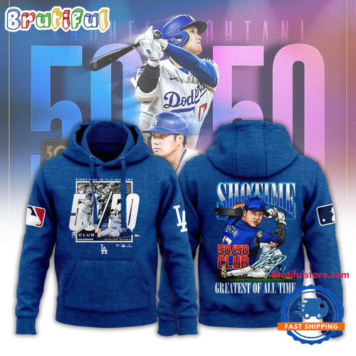 Los Angeles Dodgers Shohei Ohtani 50 50 Club Hoodie T-Shirt
