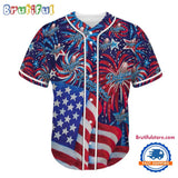 Los Angeles Dodgers USA Flag Independence Day Baseball Jersey, Sport Team 4th of July Jersey