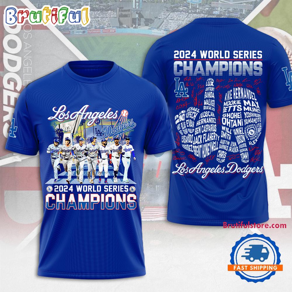 Los Angeles Dodgers World Series 2024 All Over Print New T Shirt
