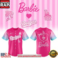 Los Angeles Dodgers x Barbie Queen 2026 Twinkle Pattern Limited Edition Baseball Jersey