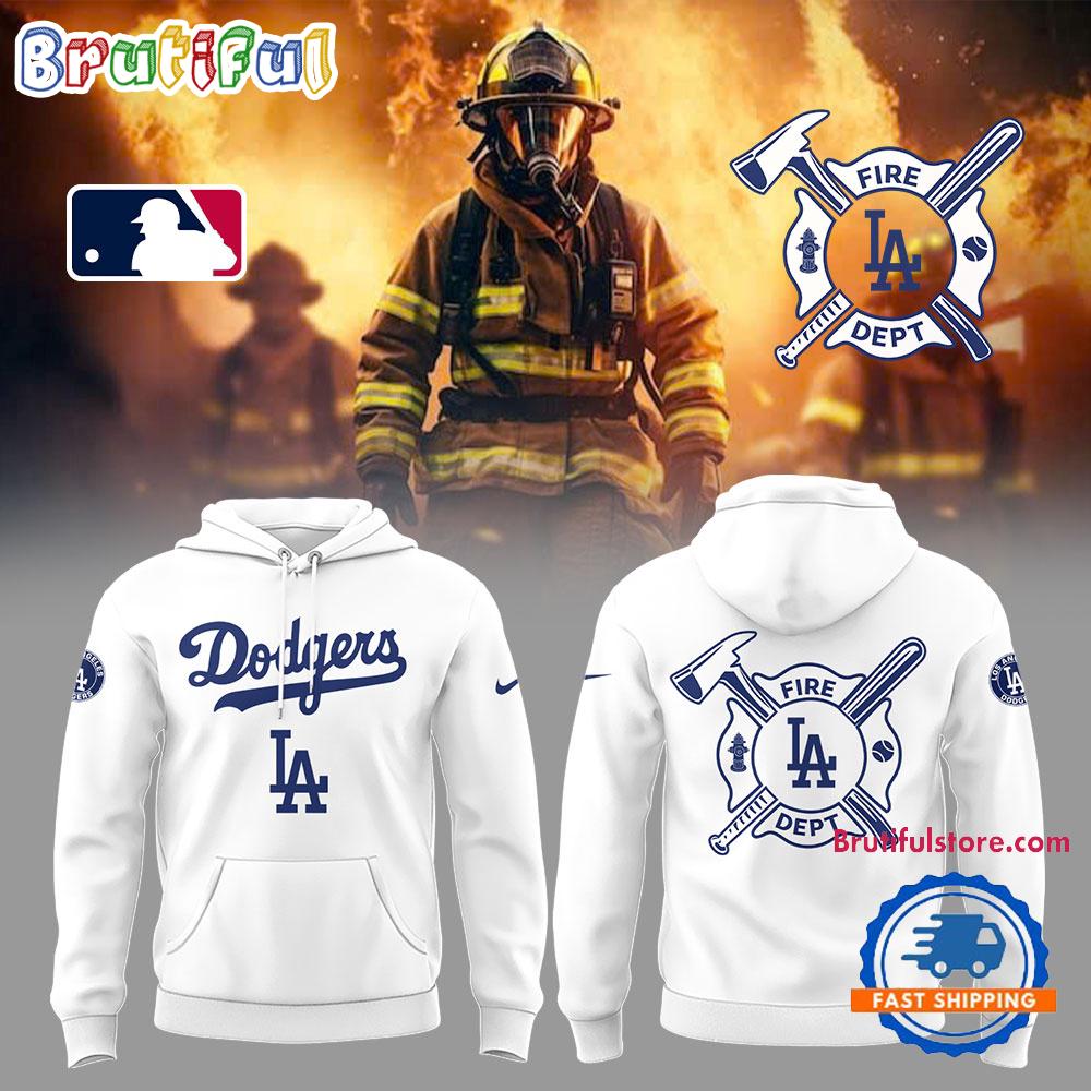 Los Angeles Dodgers x Firefighter Appreciation Night 3D All Over Print Hooide