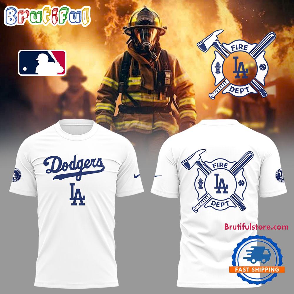 Los Angeles Dodgers x Firefighter Appreciation Night 3D All Over Print Shirt