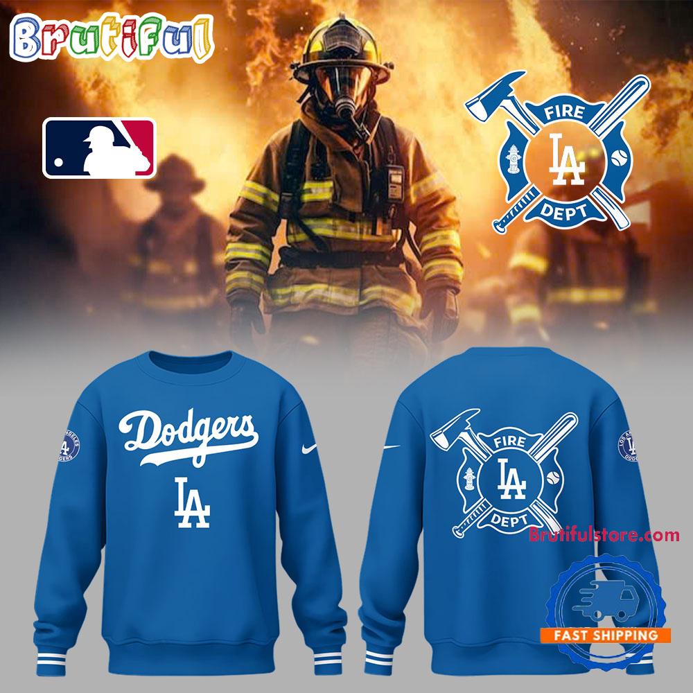 Los Angeles Dodgers x Firefighter Appreciation Night Hoodie T-Shirt