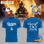 Los Angeles Dodgers x Firefighter Appreciation Night Hoodie T-Shirt