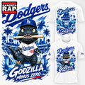 Los Angeles Dodgers x Godzilla Minus Zero 2026 Graphic T Shirt
