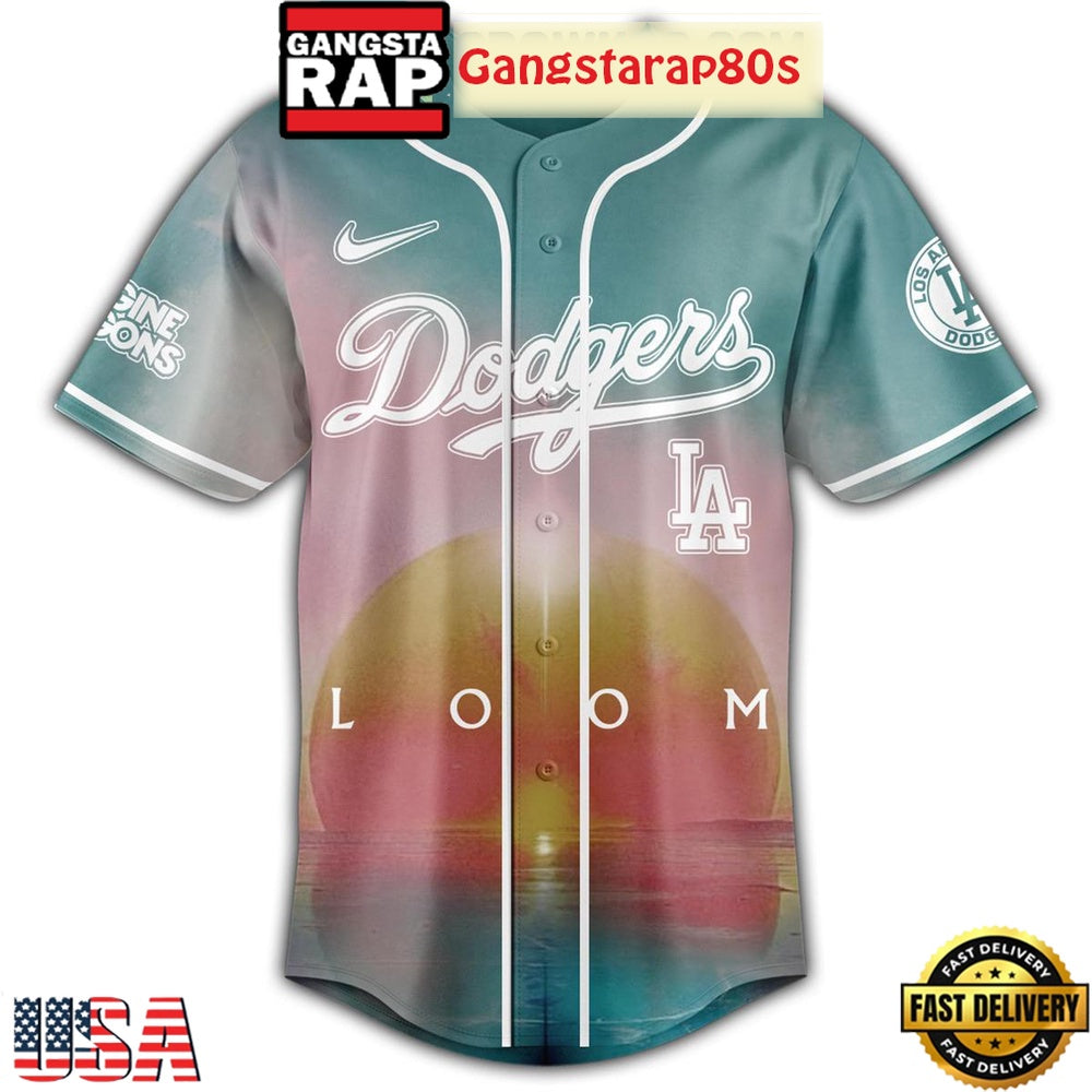 Los Angeles Dodgers x Imagine Dragons Loom World Tour 2025 Baseball Jersey