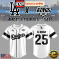 Los Angeles Dodgers x Los Angeles Kings 2025 Baseball Jersey