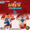 Los Angeles Dodgers x Naruto Shippuden 2026 Anime Night Special Event Baseball Jersey