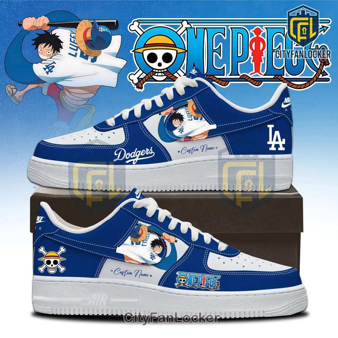 Los Angeles Dodgers x One Piece Luffy 2026 Limited Edition Air Force 1
