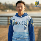 Los Angeles Dodgers x One Piece Luffy Limited Edition Pullover Hoodie