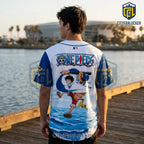 Los Angeles Dodgers x One Piece Luffy Special Edition Baseball Jersey