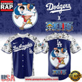 Los Angeles Dodgers x One Piece Luffy Straw Hats 2026 Baseball Jersey