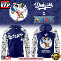 Los Angeles Dodgers x One Piece Night 2026 Luffy Straw Hats Unisex Hoodie
