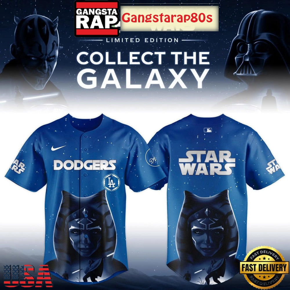 Los Angeles Dodgers x Star Wars Collect The Galaxy 2025 Baseball Jersey